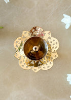 Brass lotus Diya