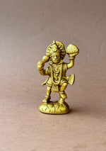Antique Brass Veer Hanuman with Sanjeevani