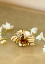 Brass Flame Leaf Diya