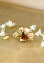 Brass Flame Leaf Diya