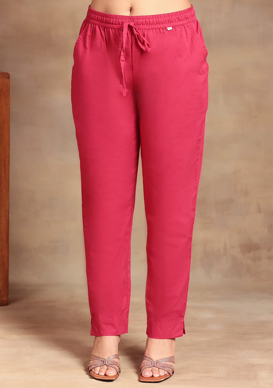Red Lehriya Suit Set