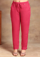 Red Lehriya Suit Set