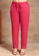 Red Lehriya Suit Set
