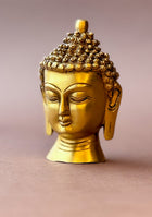 Antique Brass Budha Bust