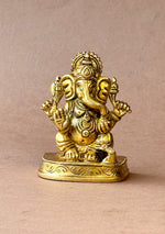 Antique Brass Auspicious Ganesha