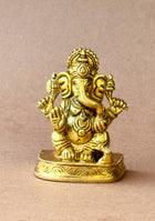 Antique Brass Auspicious Ganesha