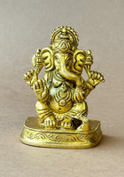Antique Brass Auspicious Ganesha