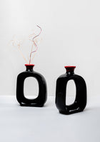 Dense Black Vase