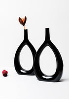 Loop Black Vase
