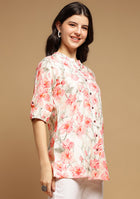 Ivory Floral Top