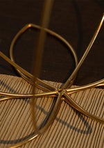 Gold Clover Candle Stand