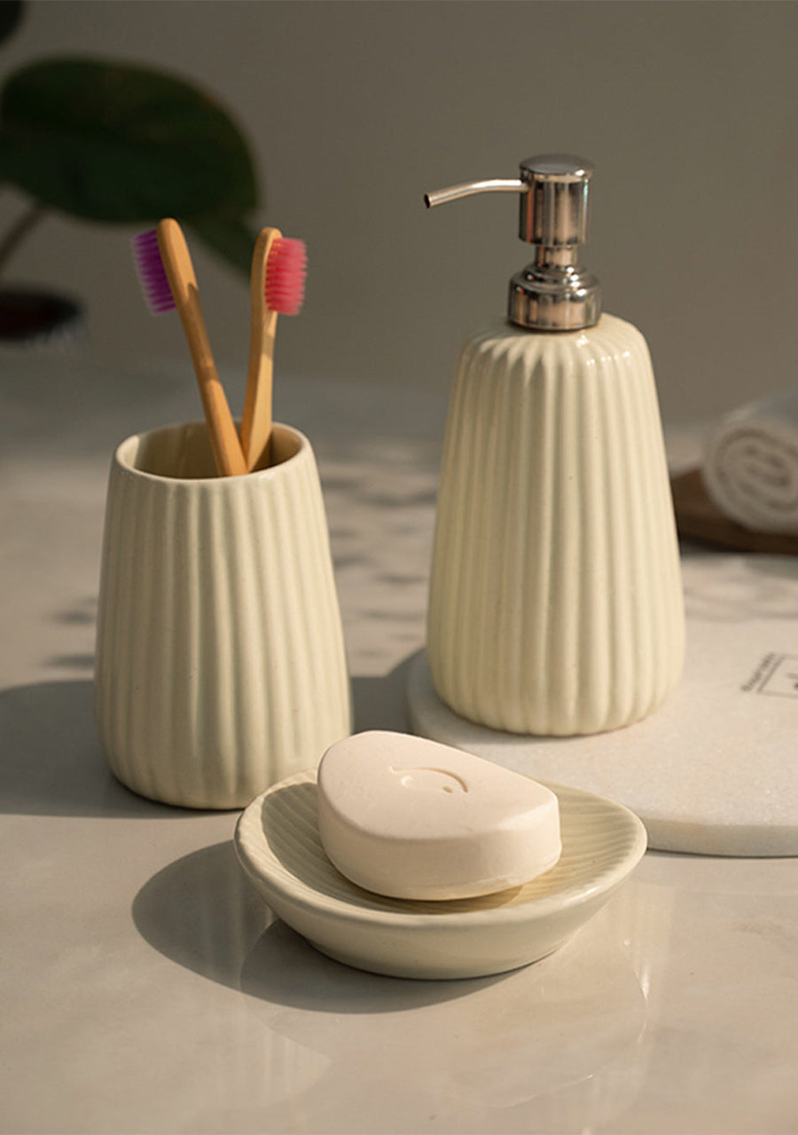 Lime Bathroom Set