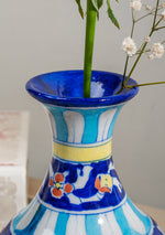 Blue Pottery Blue Genie Vase