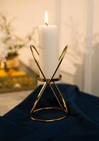 Gold Bud Candle Stand