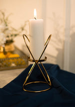 Gold Bud Candle Stand