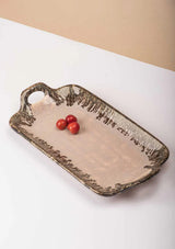 Peachy Sunset Tray Ceramic Platter
