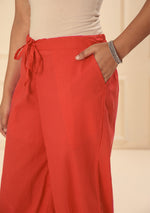 Dark Red Afgani Pant