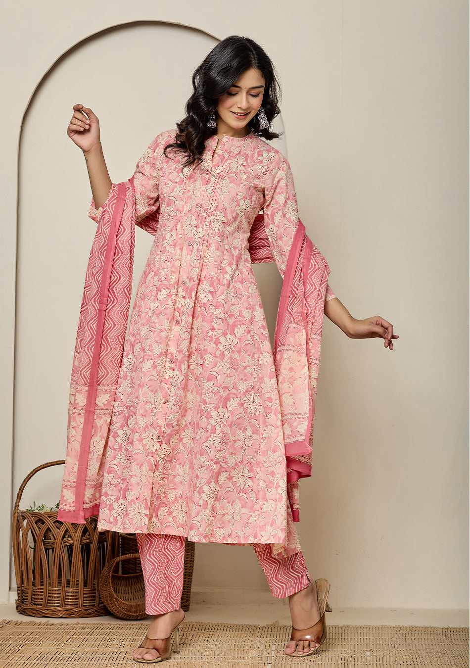 Blush Rose Bloom Suit Set