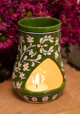 Green Blue Pottery Diffuser