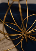 GOLD LOTUS CANDLE STAND