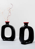 Dense Black Vase