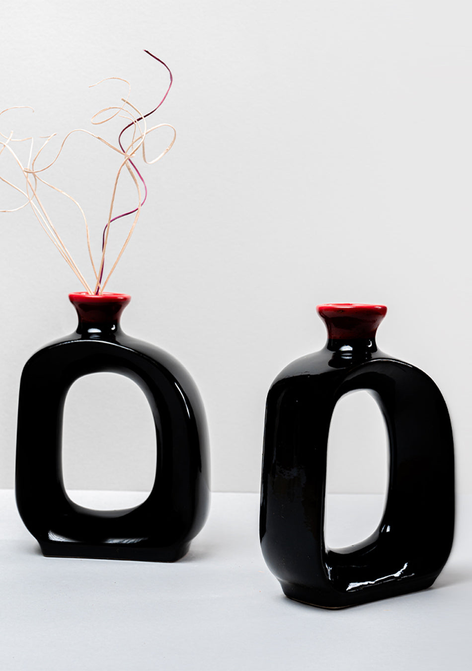 Dense Black Vase
