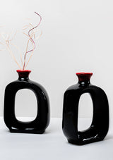 Dense Black Vase
