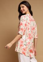 Ivory Floral Top