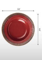 Rouge Pasta Plates