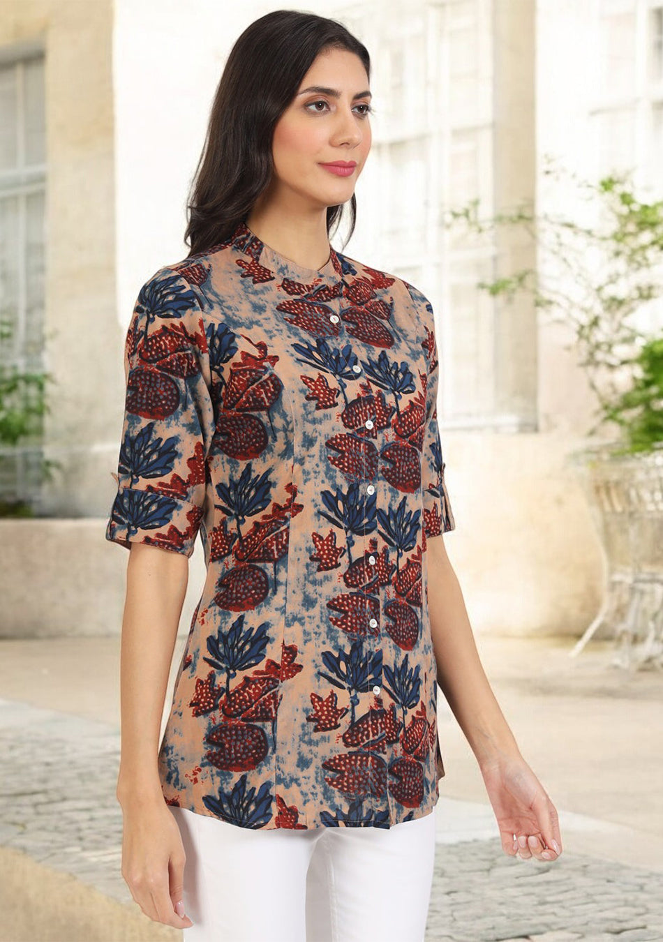 Ammanya Terracotta Forest Top