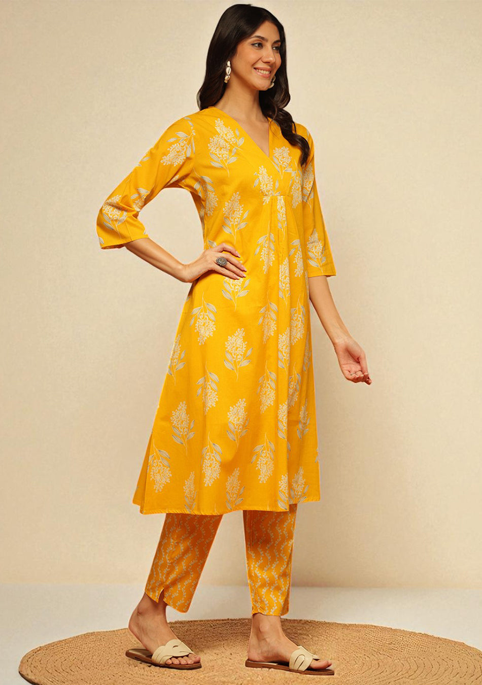Ammanya Marigold Charm Kurta Set