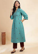 Teal Linea Suit Set