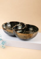 Auburn Glisten Conjoined Serving Bowls