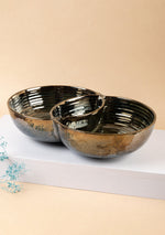 Auburn Glisten Conjoined Serving Bowls