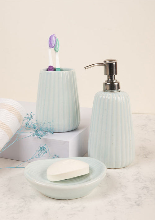 Baby Blue Bathroom Set