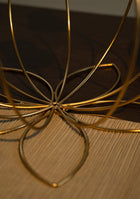 GOLD LOTUS CANDLE STAND