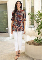 Terracotta Forest Top
