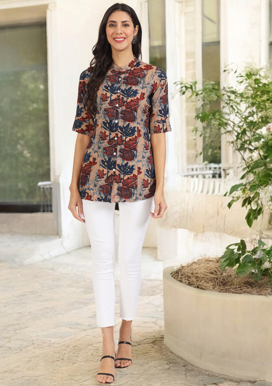 Ammanya Terracotta Forest Top