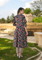 Twilight Rose Anarkali Set