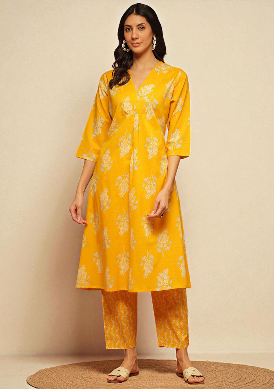 Ammanya Marigold Charm Kurta Set