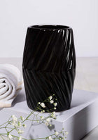 Black Striped Bathroom Set
