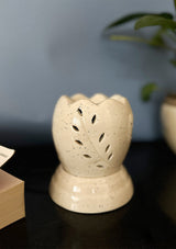 Ivory Leaf Ceramic Diffuser