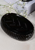 Black Striped Bathroom Set