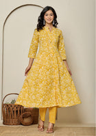 Sunlit Marigold Bloom Suit Set
