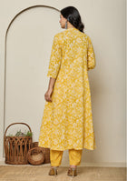 Sunlit Marigold Bloom Suit Set