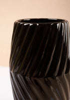 Black Striped Bathroom Set