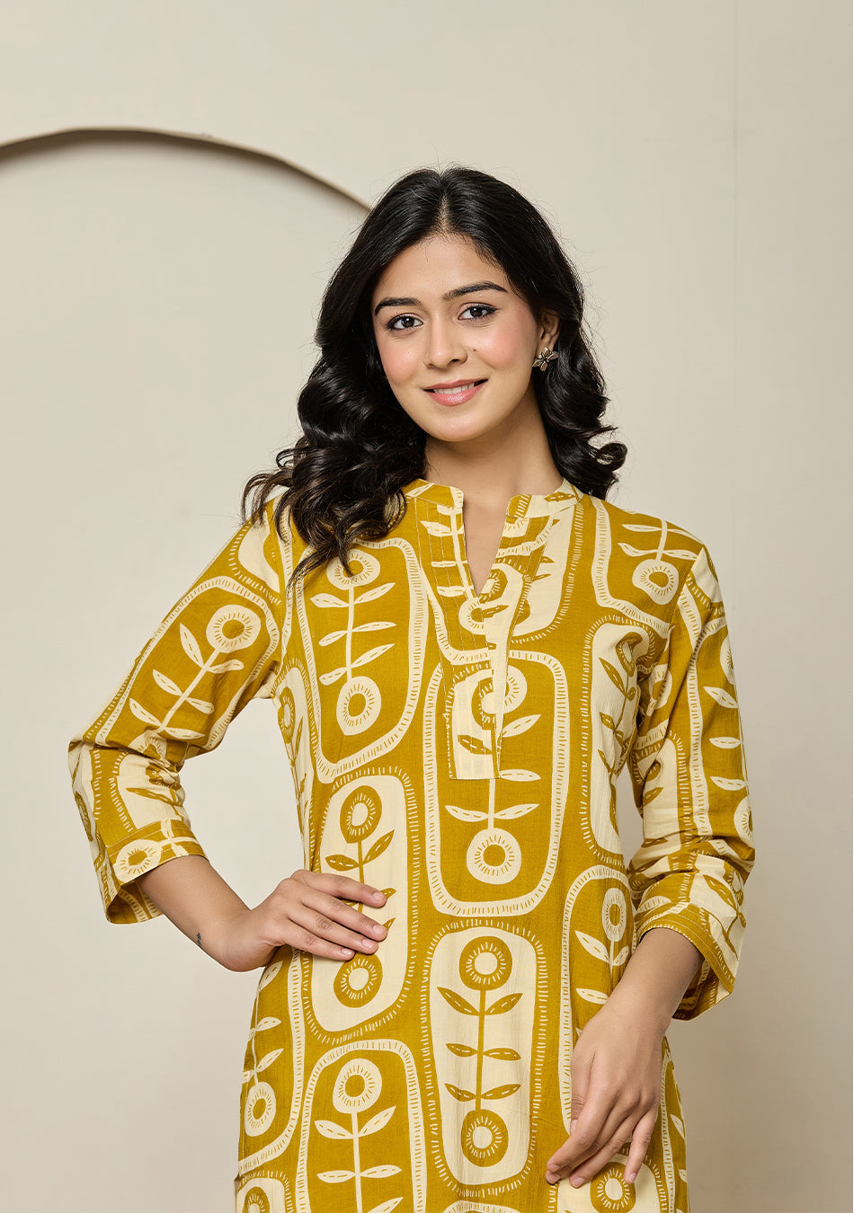 Mustard BloomPod Co-ord Set