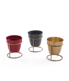 Pot Trio with Stand Set