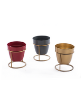 Pot Trio with Stand Set