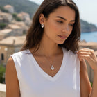 Snow Pearl Elegance Pendant Set